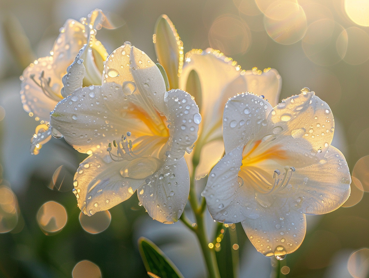 freesia blanc
