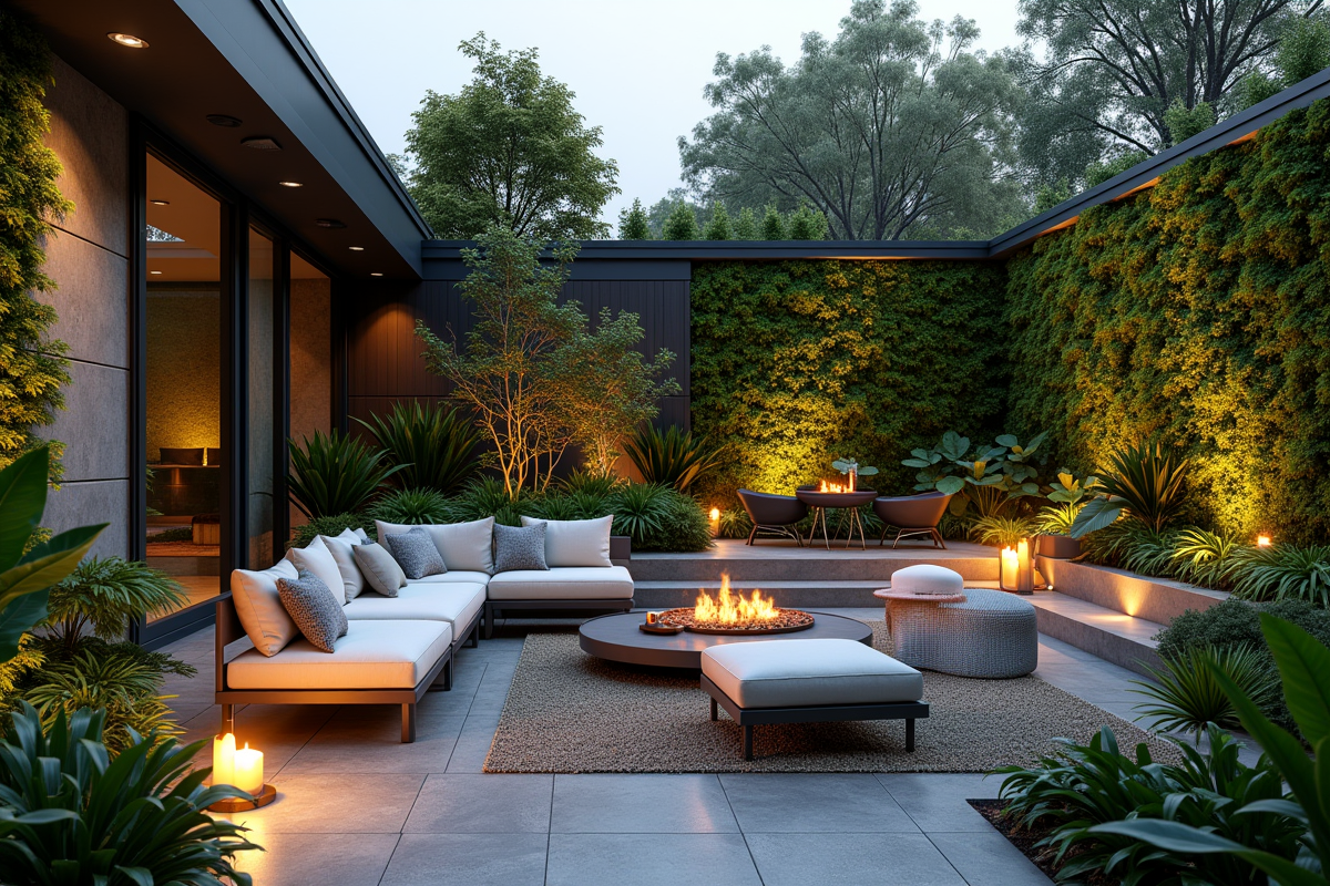 jardin moderne