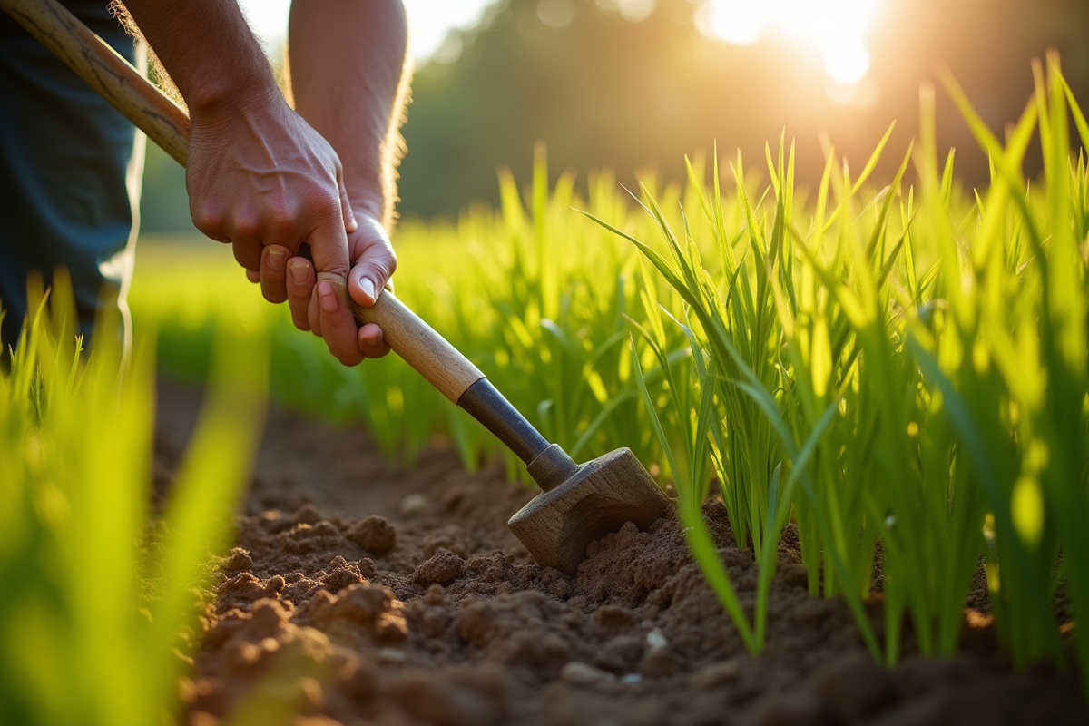herbe  jardin
