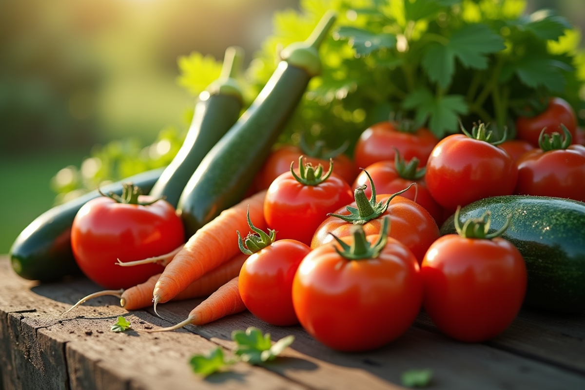 légumes sains