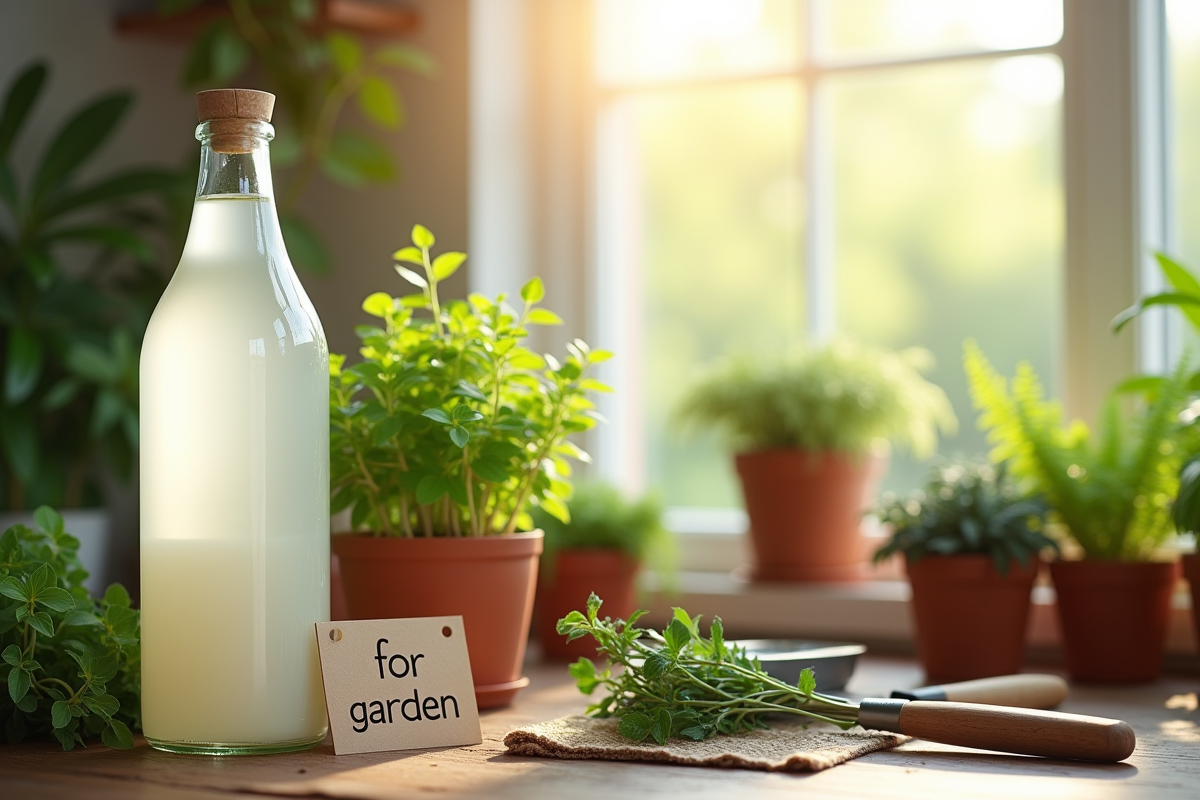 vinaigre jardin
